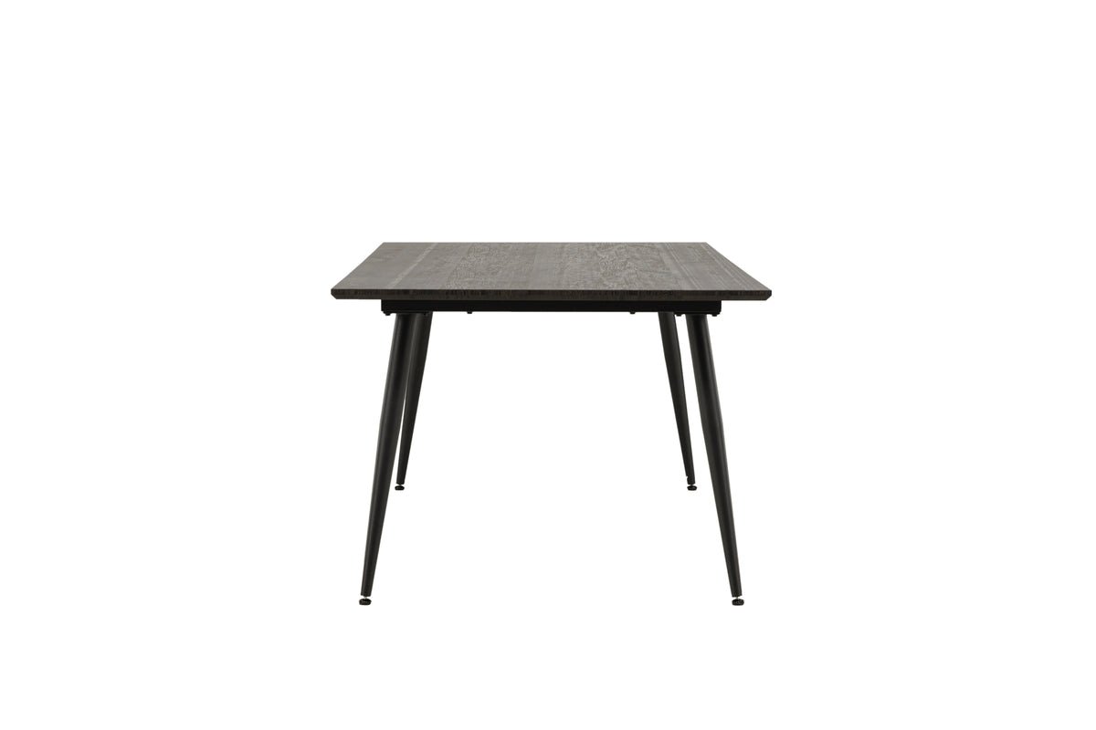 Table à manger Koru - avec plateau généreux en imitation chêne