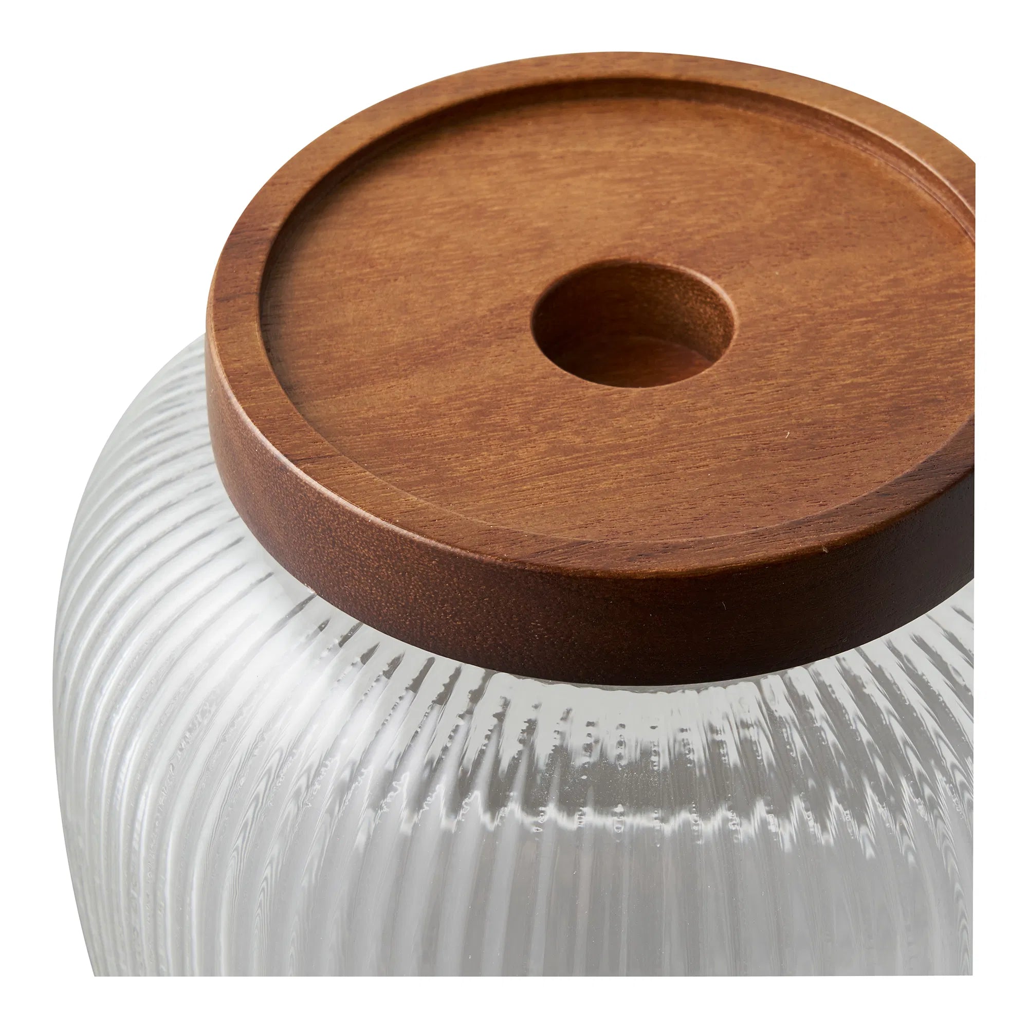 Boîte de rangement Elvaria - fabriquée en verre avec couvercle (lot de 2)