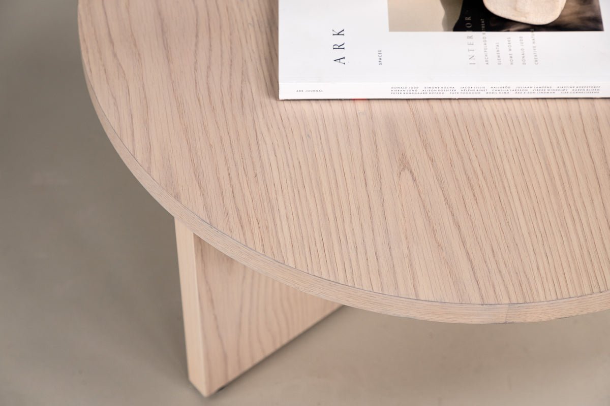 Table basse Allan - avec aspect bois