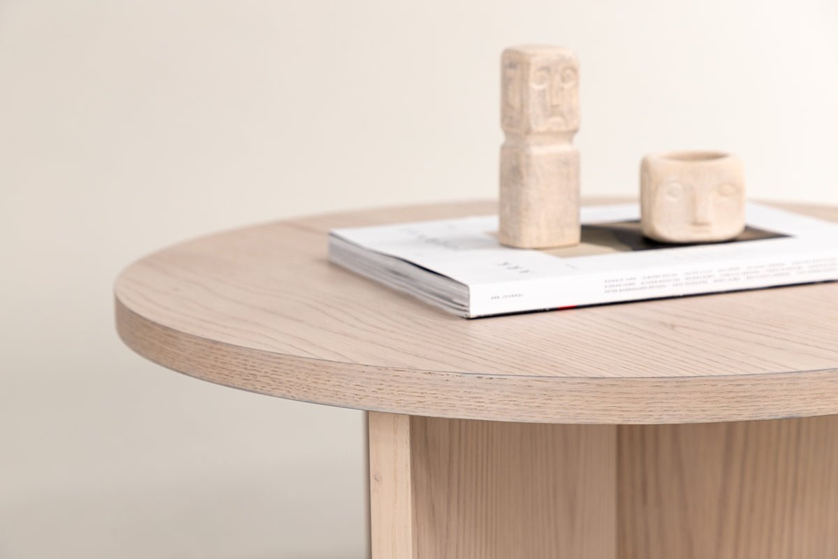 Table basse Allan - avec aspect bois