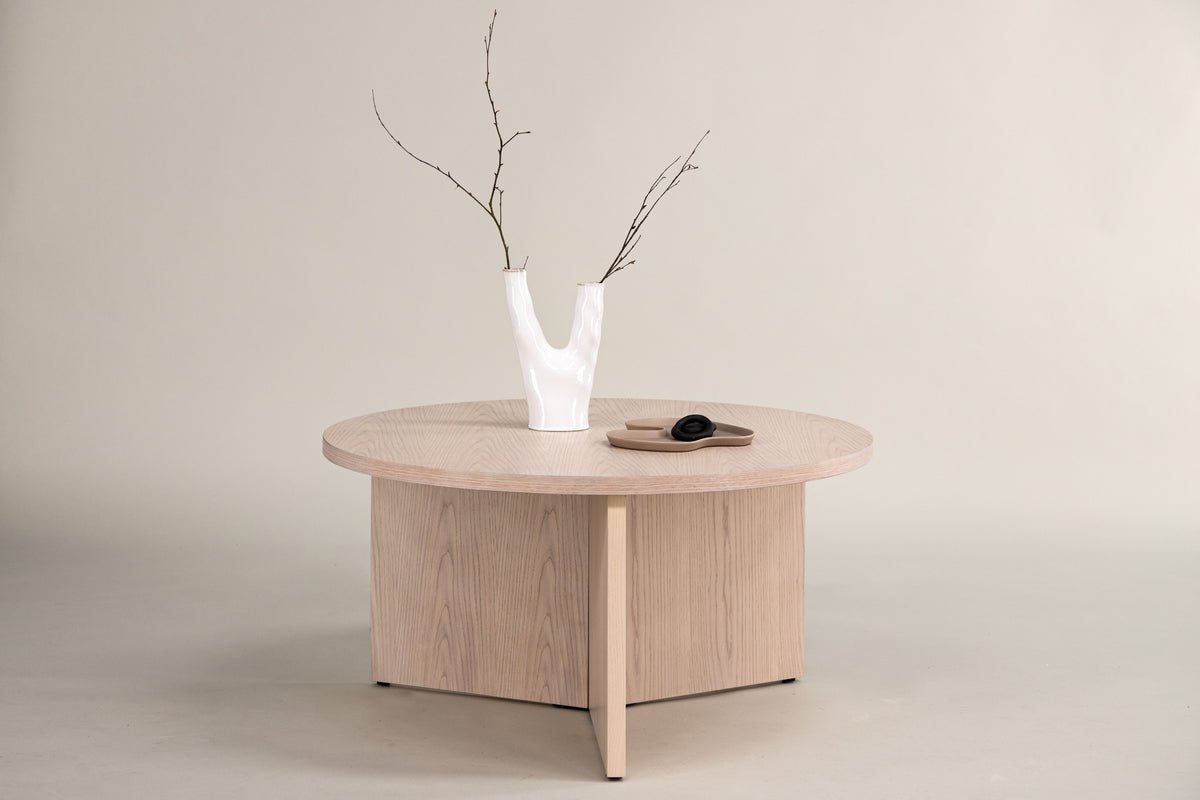 Table basse Allan - avec aspect bois