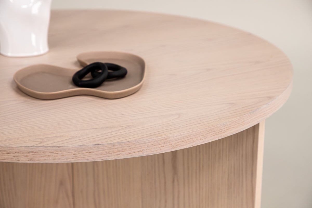 Table basse Allan - avec aspect bois