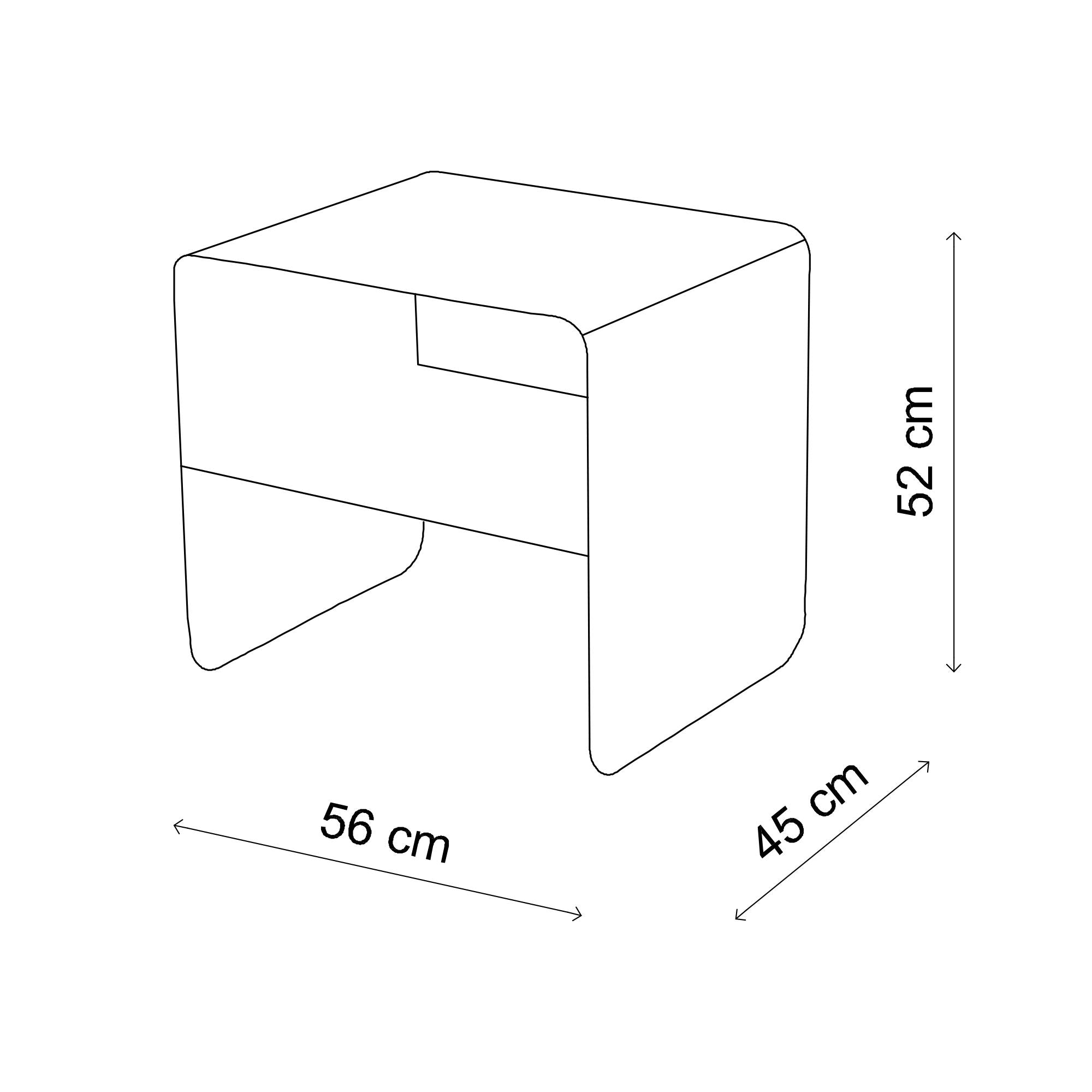 Table basse Nivaro – En métal en Noir ou Taupe