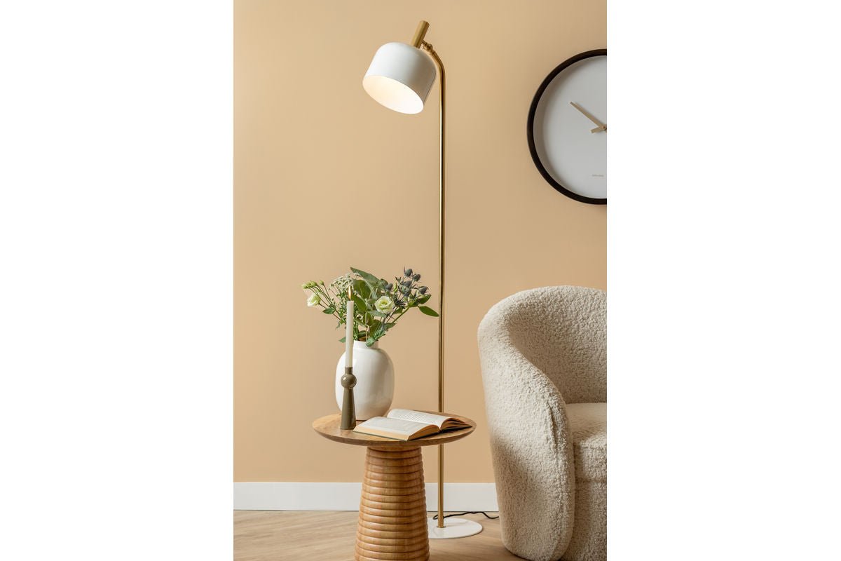 Lampadaire Norex – en fer avec revêtement émaillé