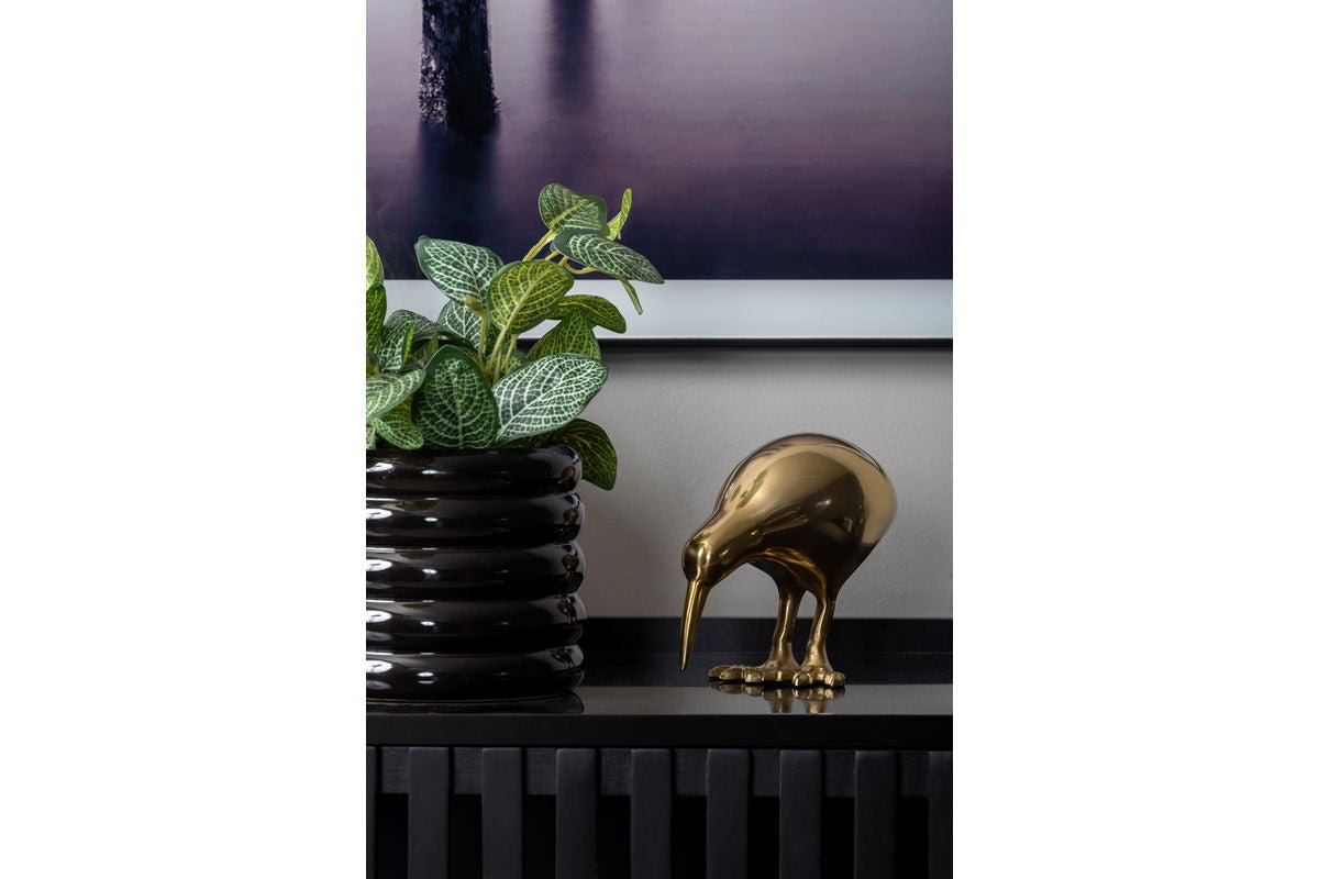 Statue „Kiwi Bird“ – Metall in Goldoptik