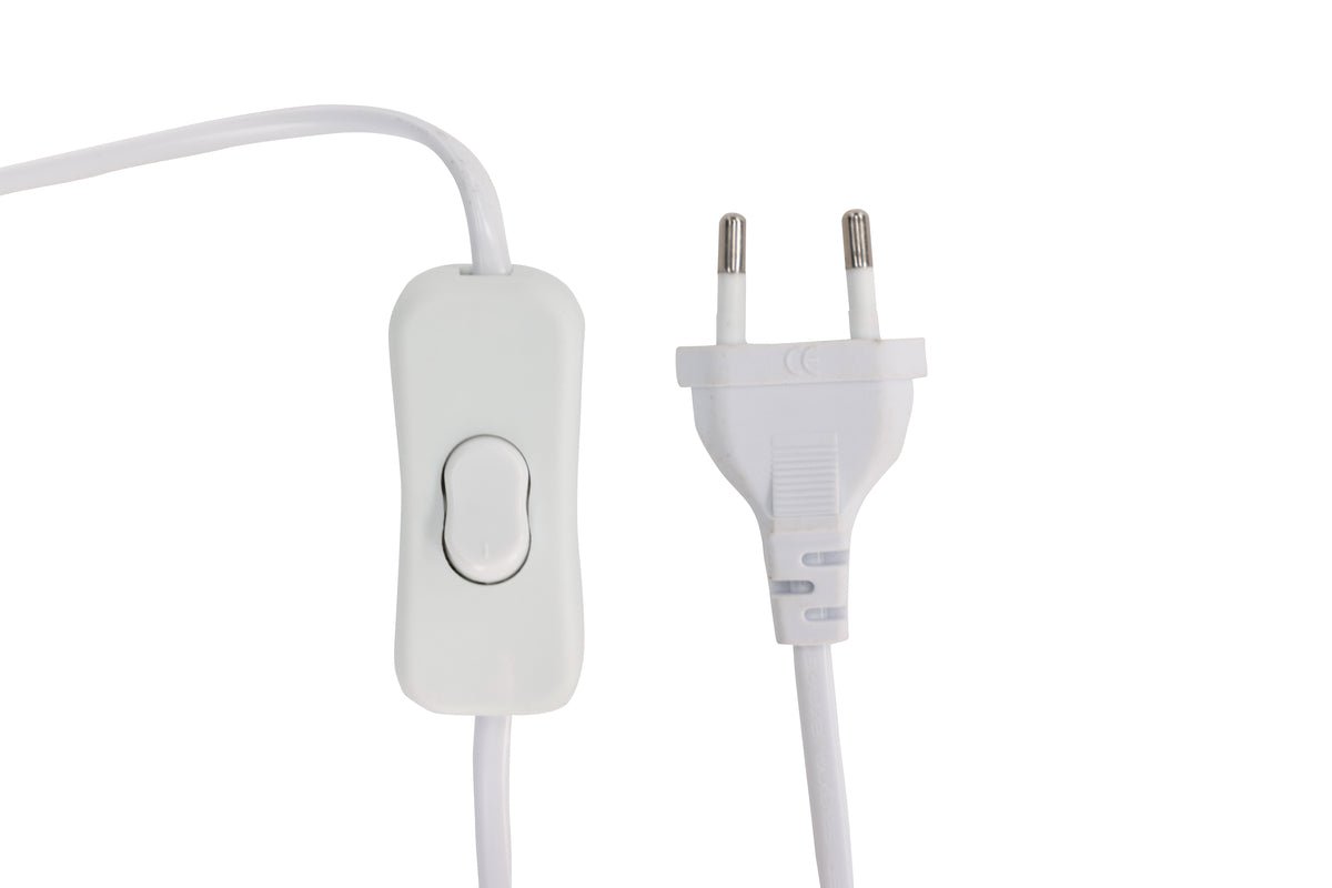 Lampe de table « Stenljus » – pied en béton gris mat avec abat-jour en lin blanc