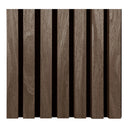 Panneaux acoustiques en noyer 240×60 cm (ensemble de 2)