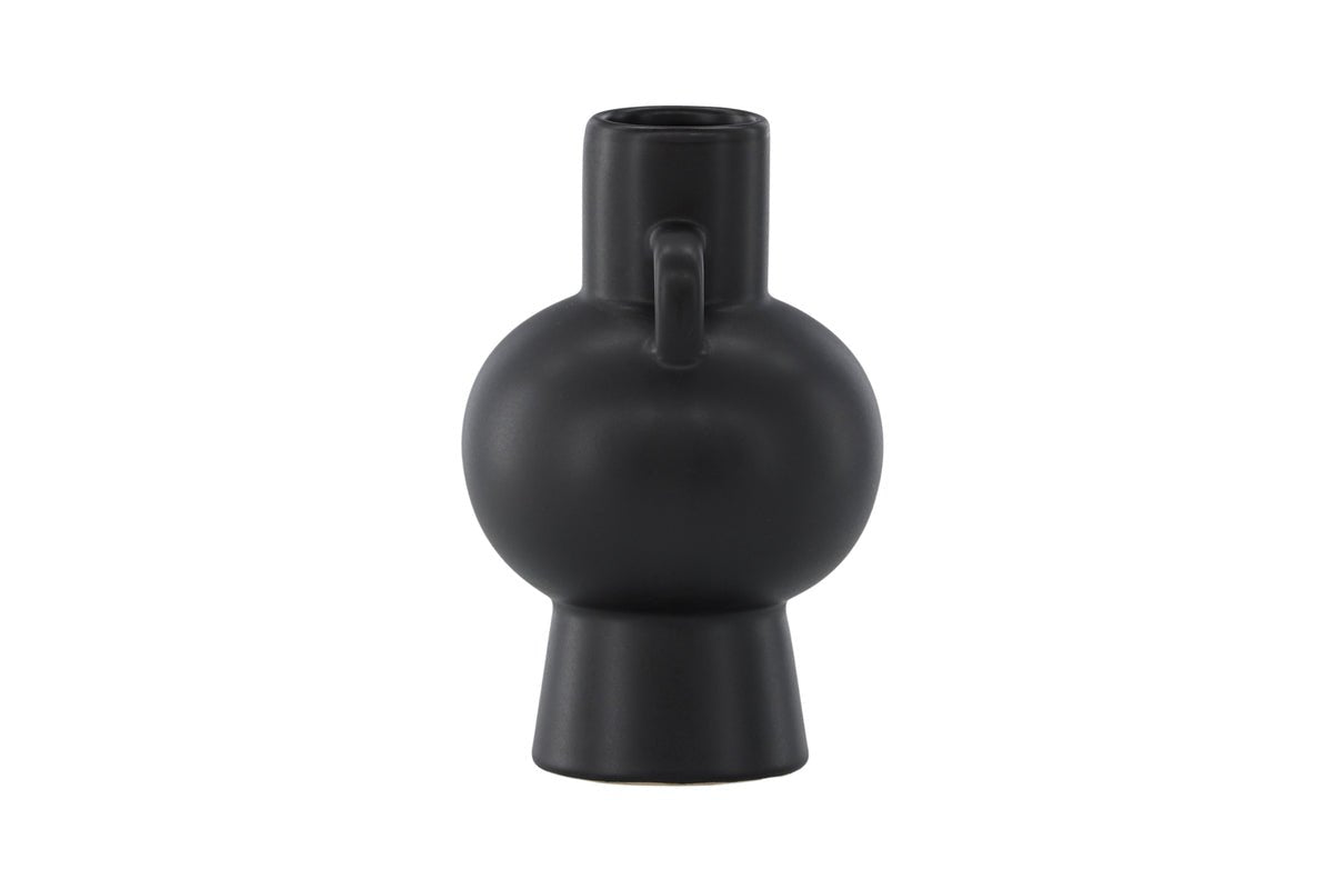 Vase „Lunaro“ – Blanc ou Noir, Steinzeug