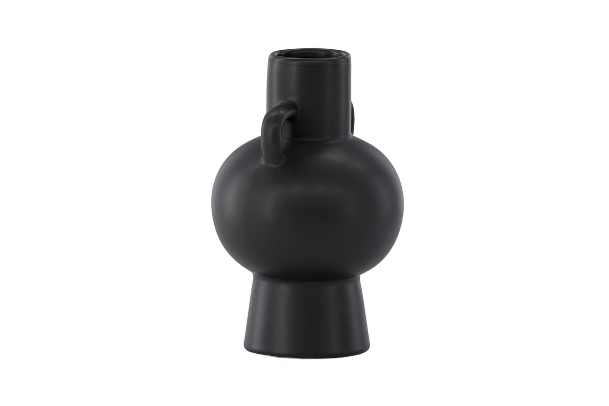 Vase „Lunaro“ – Blanc ou Noir, Steinzeug