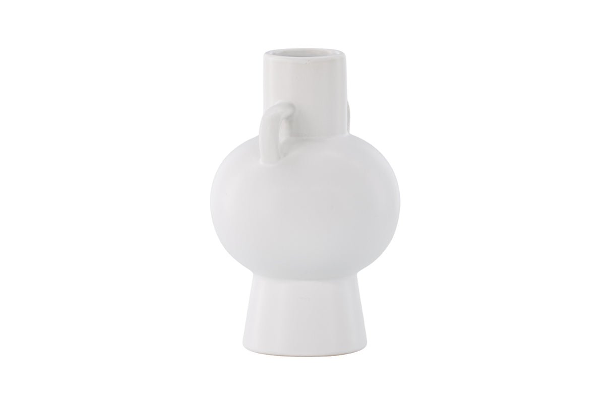 Vase „Lunaro“ – Blanc ou Noir, Steinzeug
