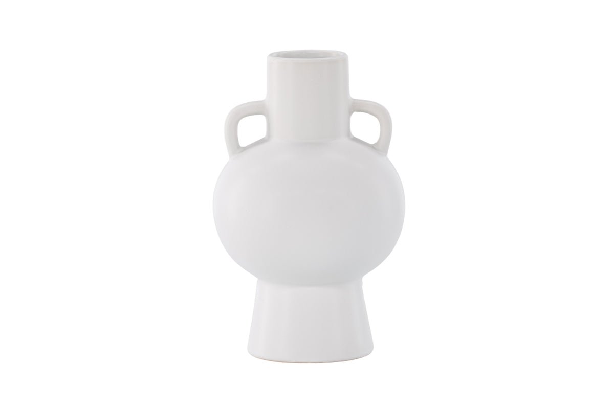 Vase „Lunaro“ – Blanc ou Noir, Steinzeug