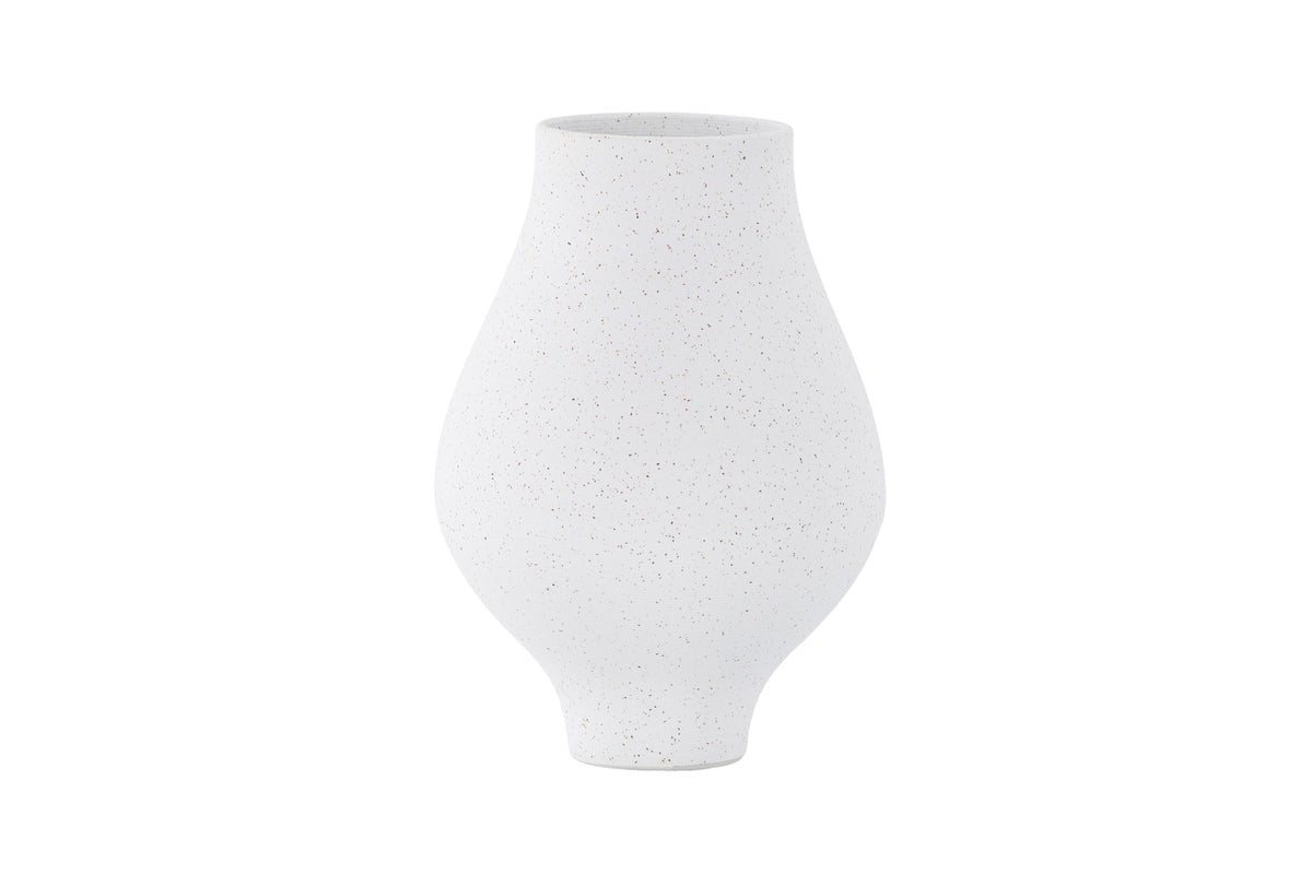 Vase Rellis Ø14 cm – Céramique intemporelle avec de fines éclaboussures