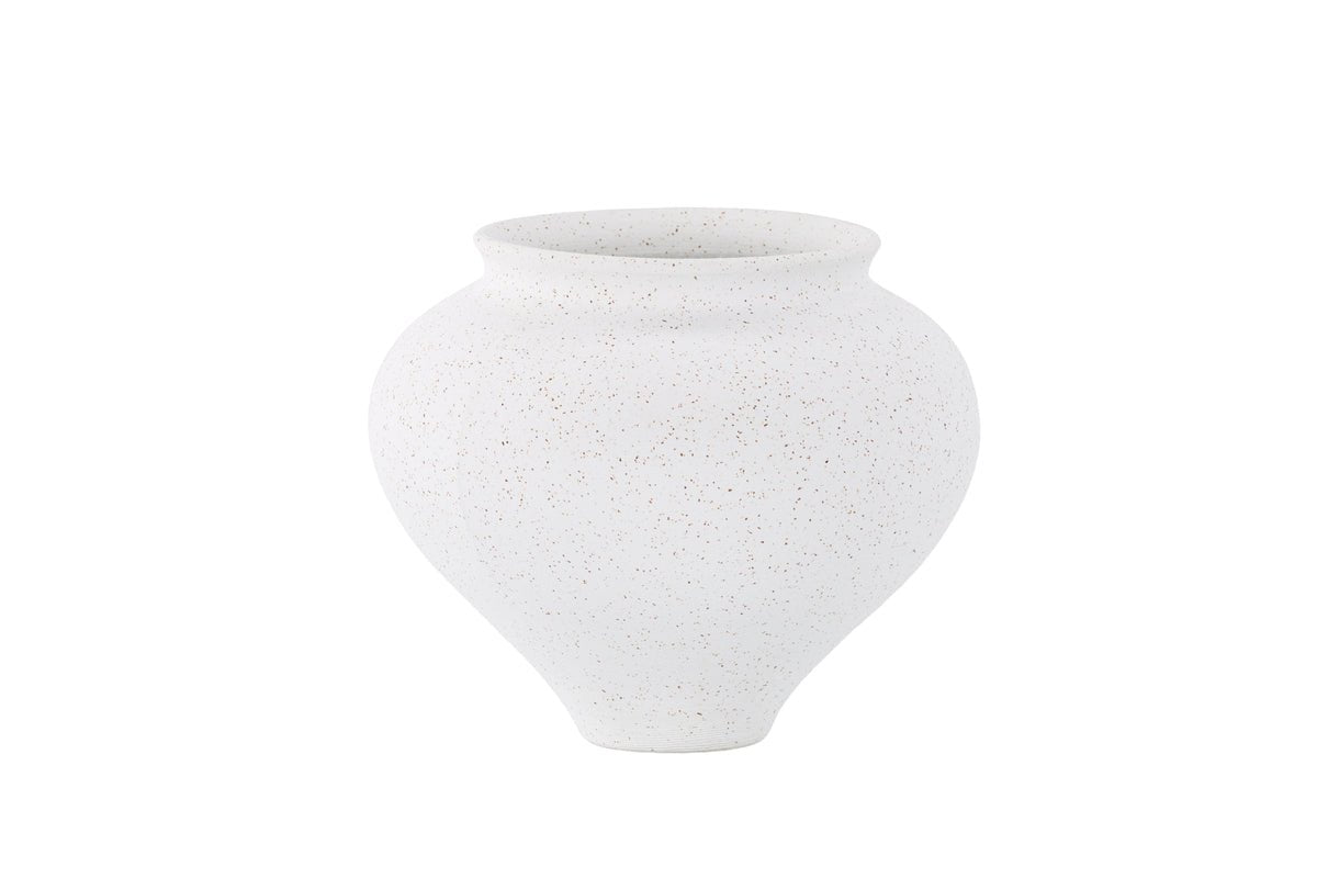 Vase „Arlena“ Ø 18 cm – Blanc oder Noir