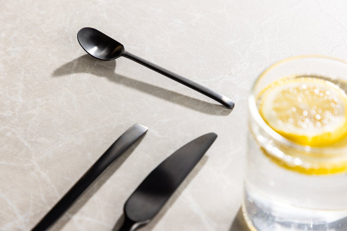 Ensemble de couverts Black Swan - 24 pcs en acier inoxydable