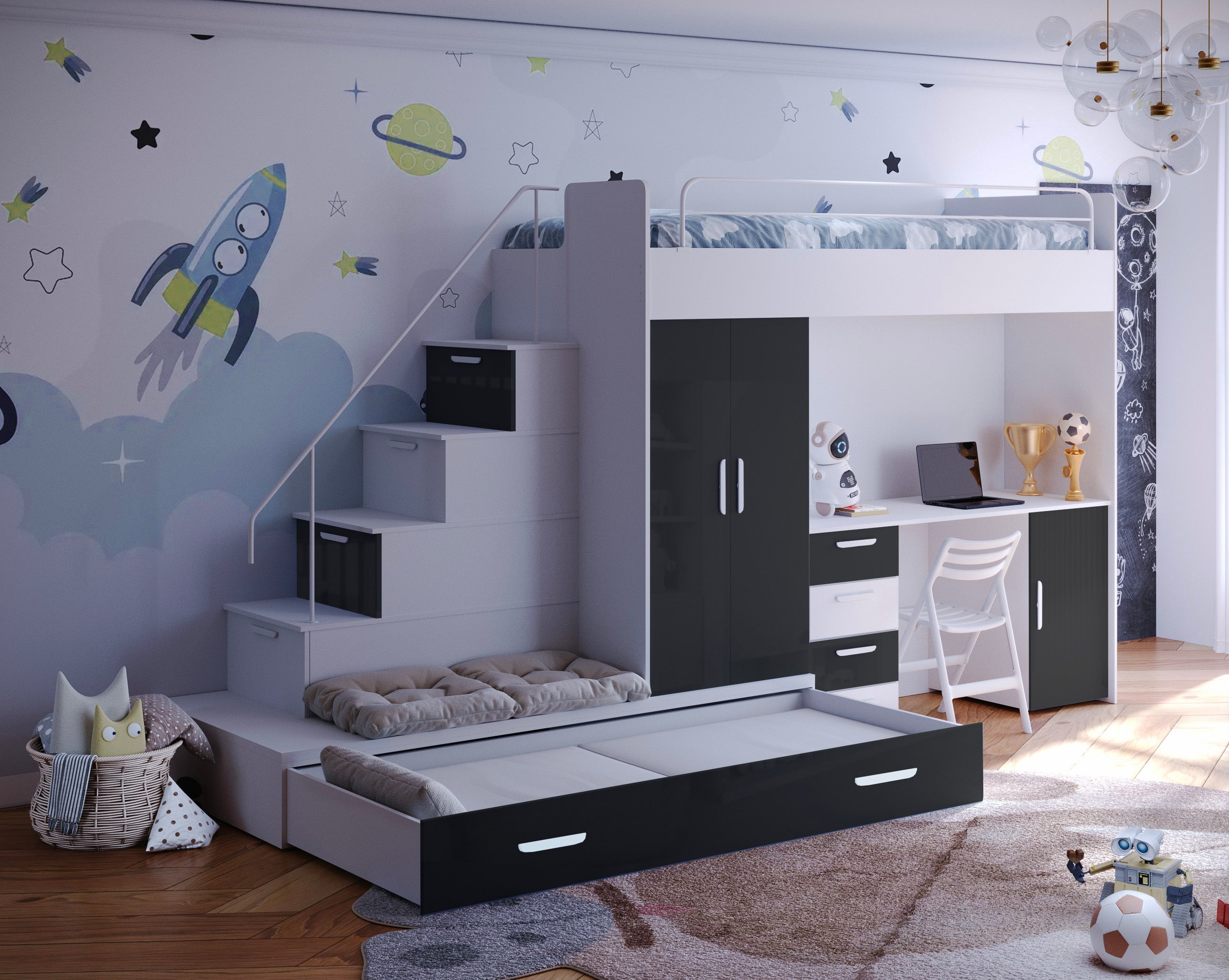 Lit surélevé pour enfants Adventure