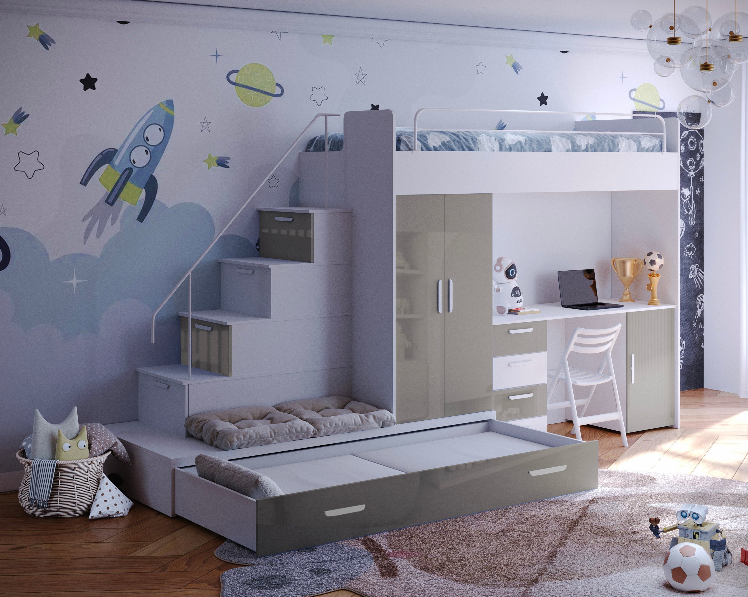 Lit surélevé pour enfants Adventure