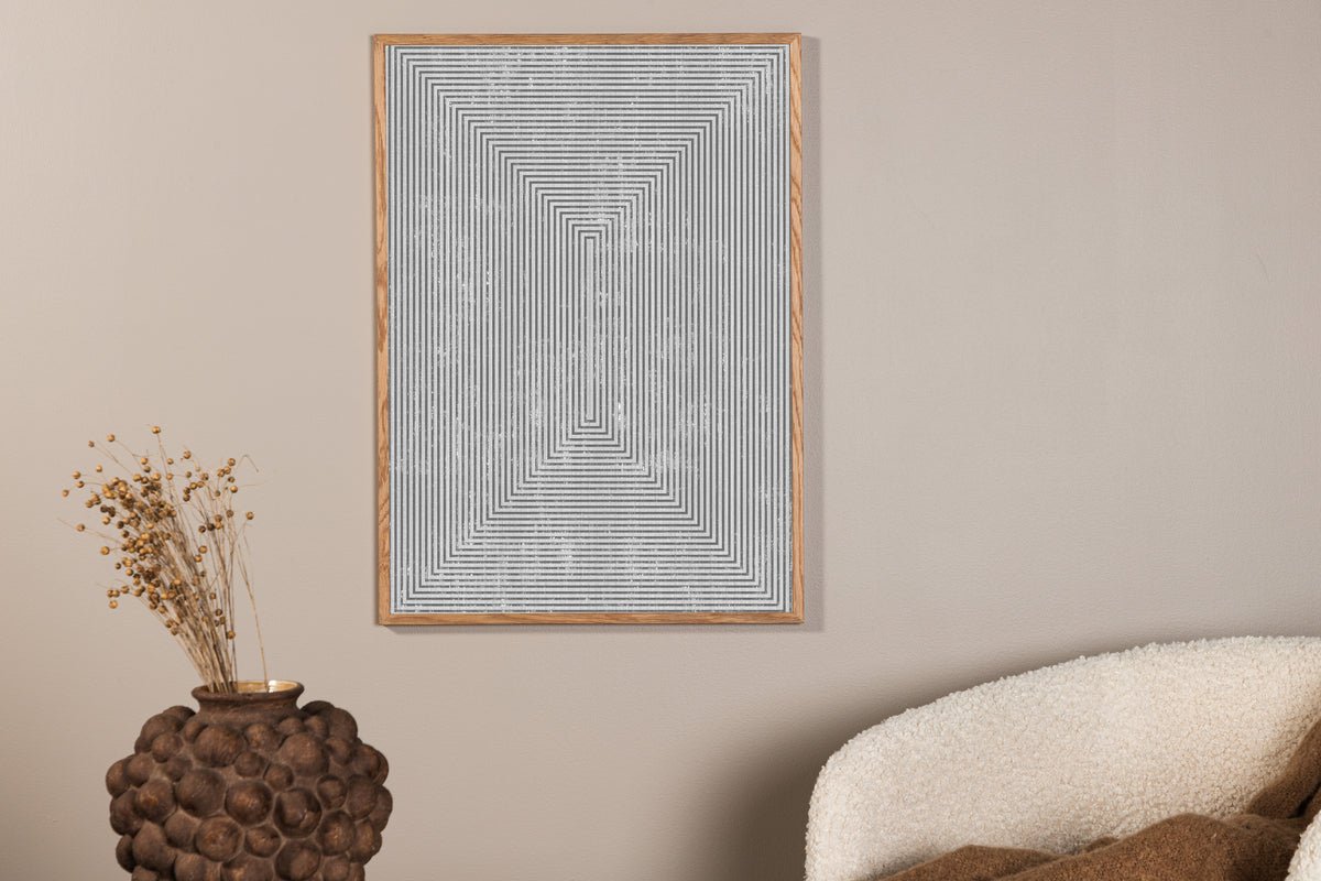 Poster Lines en papier de haute qualité