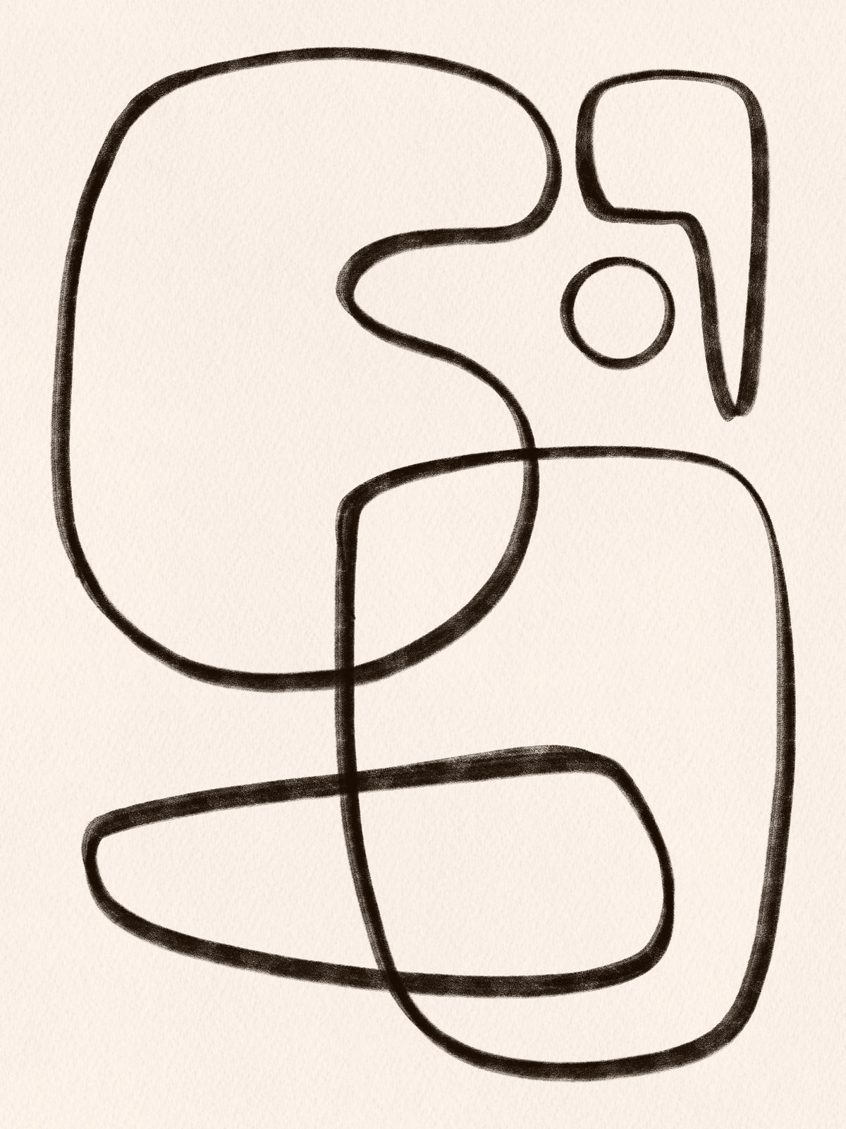 Poster Fine Line Impression de qualité sur papier