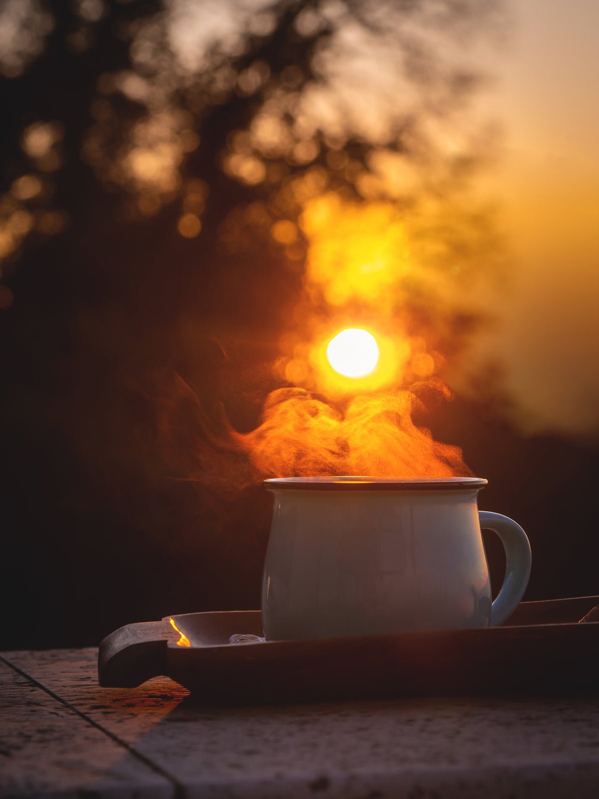 Poster Bonjour de papier de haute qualité