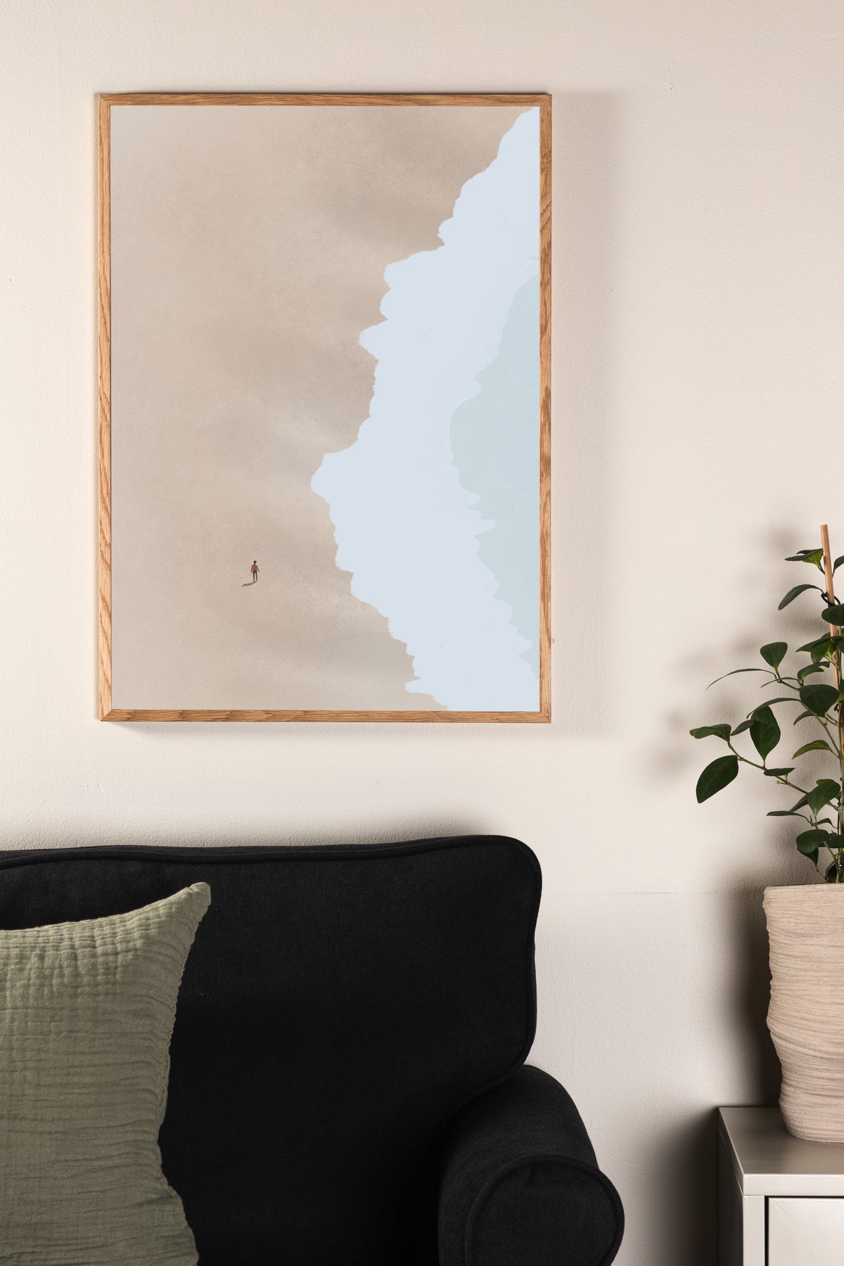 Poster Bruissement de la mer en papier de haute qualité