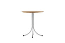 Table basse Helga - Ø65 avec plateau en aspect naturel