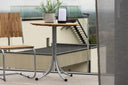 Table basse Helga - Ø65 avec plateau en aspect naturel