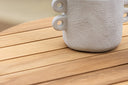 Table basse Helga - Ø65 avec plateau en aspect naturel