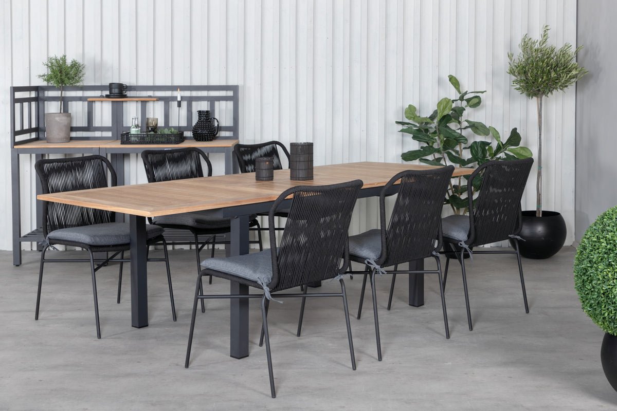 Table de jardin Lunea - une table à manger extensible pour l'extérieur