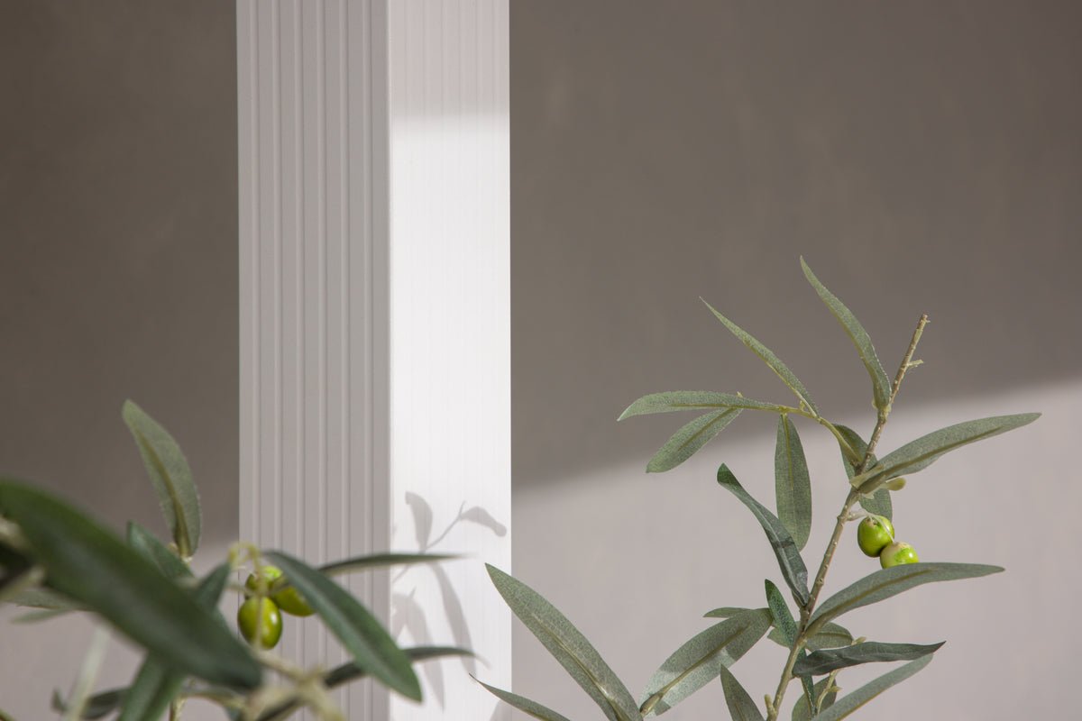 Pavillon de jardin Cléo - avec toit en polyester blanc