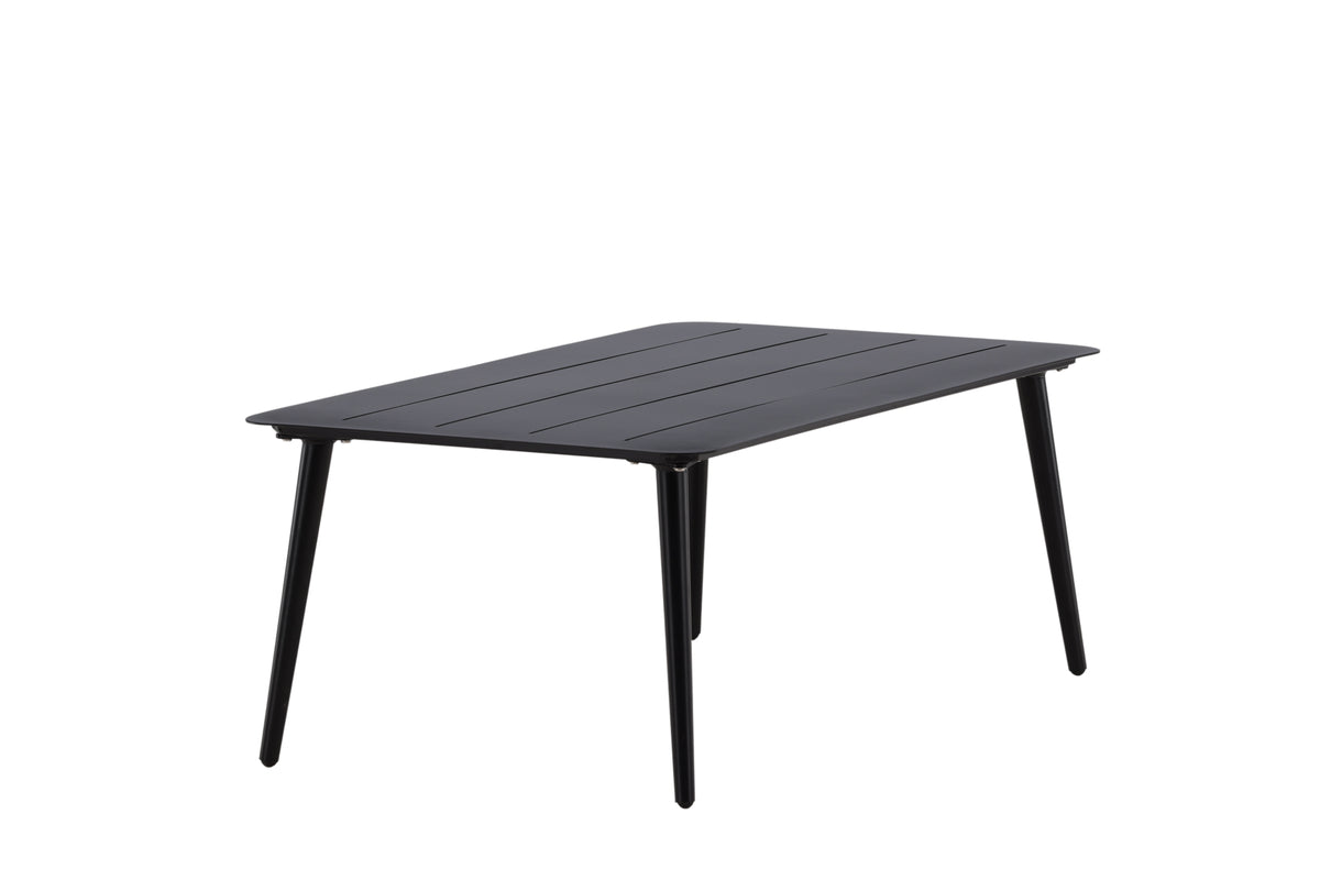 Table basse de jardin Rhodos - en aluminium noir