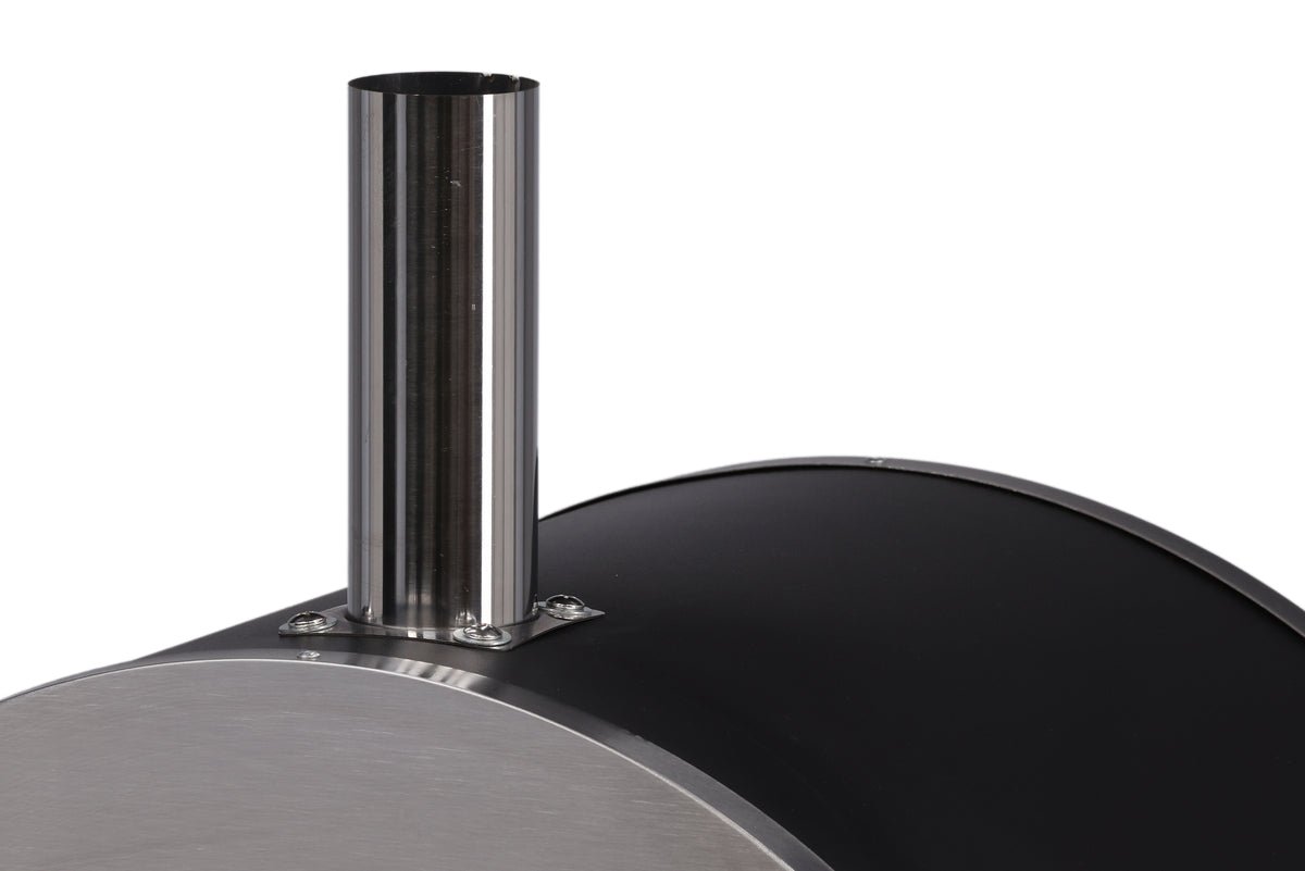 Four à pizza Parma - en acier, acier inoxydable et céramique argenté