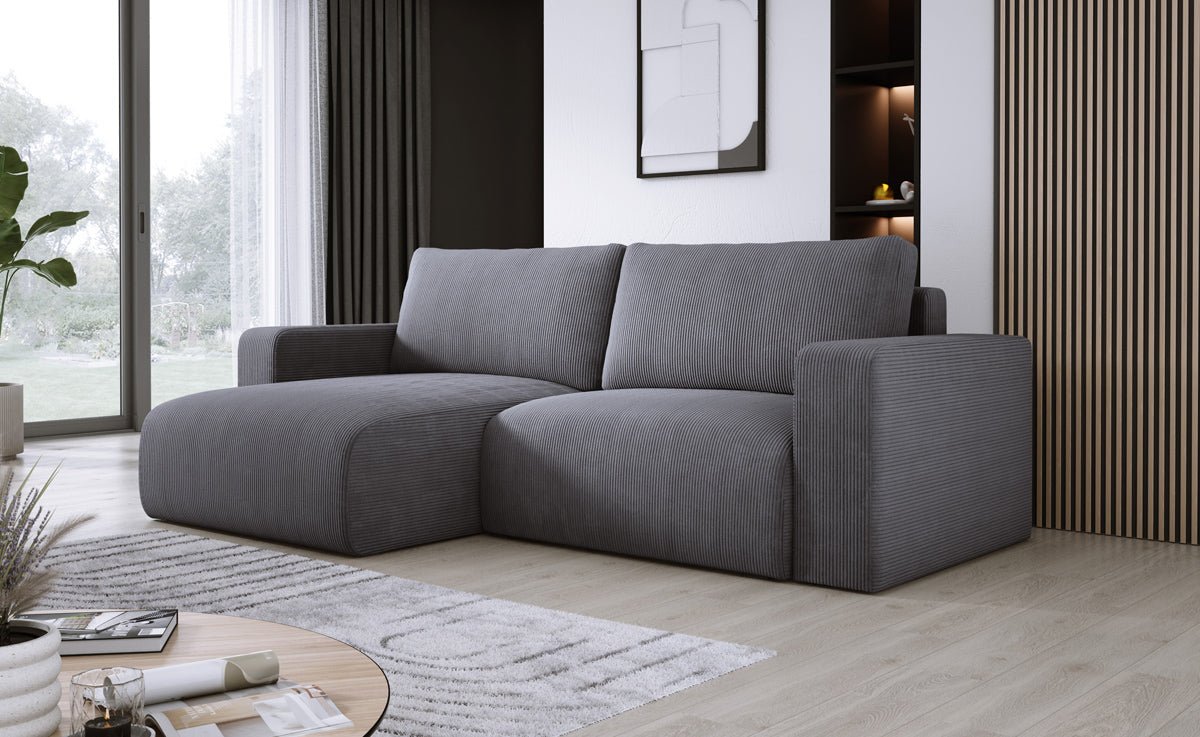 Canapé designer Carl Côtelé avec fonction couchage et rabattable