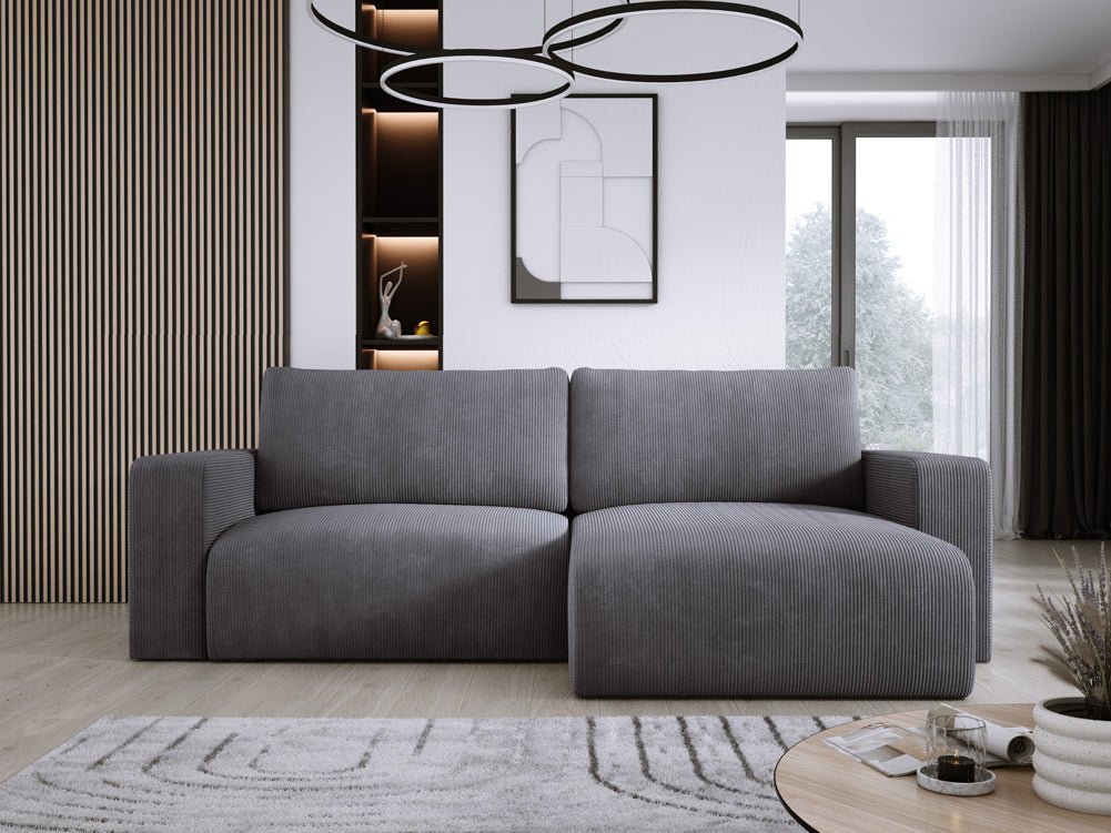 Canapé designer Carl Côtelé avec fonction couchage et rabattable