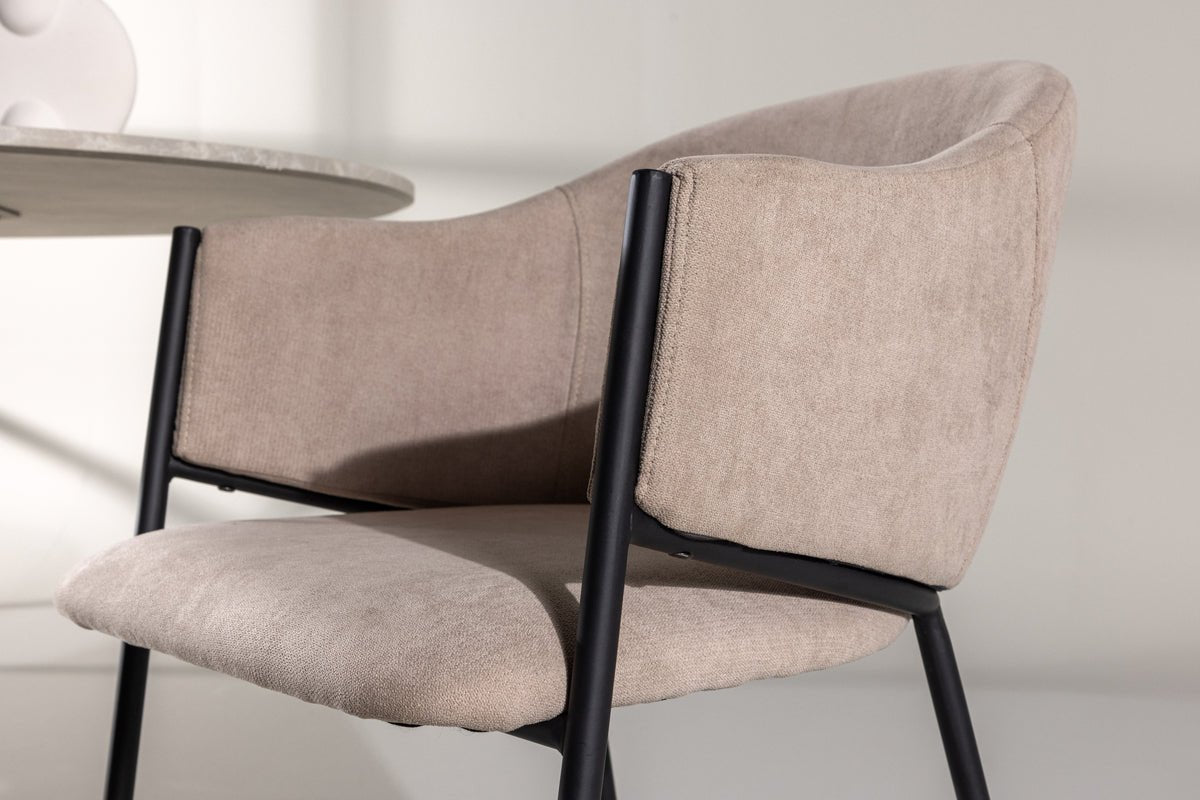 Ensemble de 2 - Chaise Nivia au design naturel