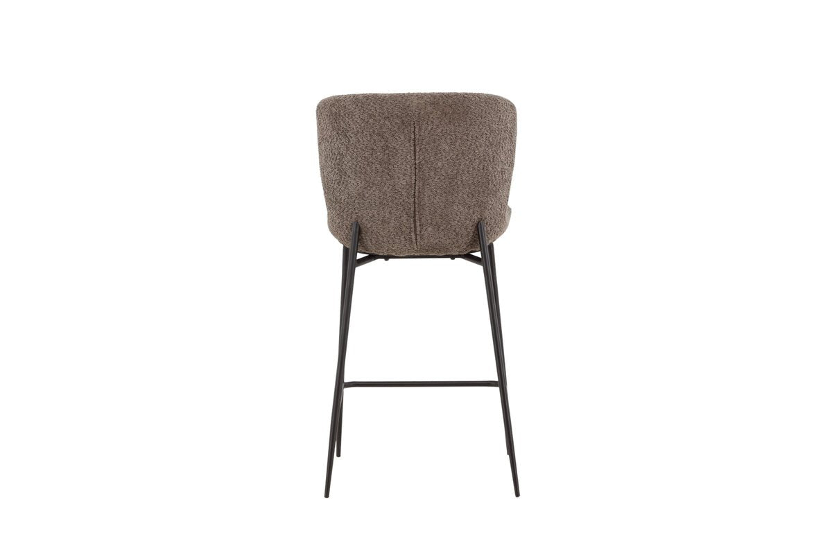 Tabouret de bar Sonee - Avec tissu Bouclé doux