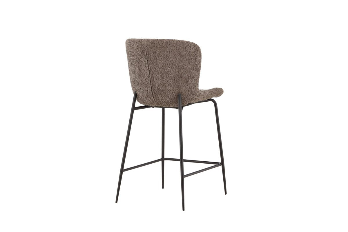 Tabouret de bar Sonee - Avec tissu Bouclé doux