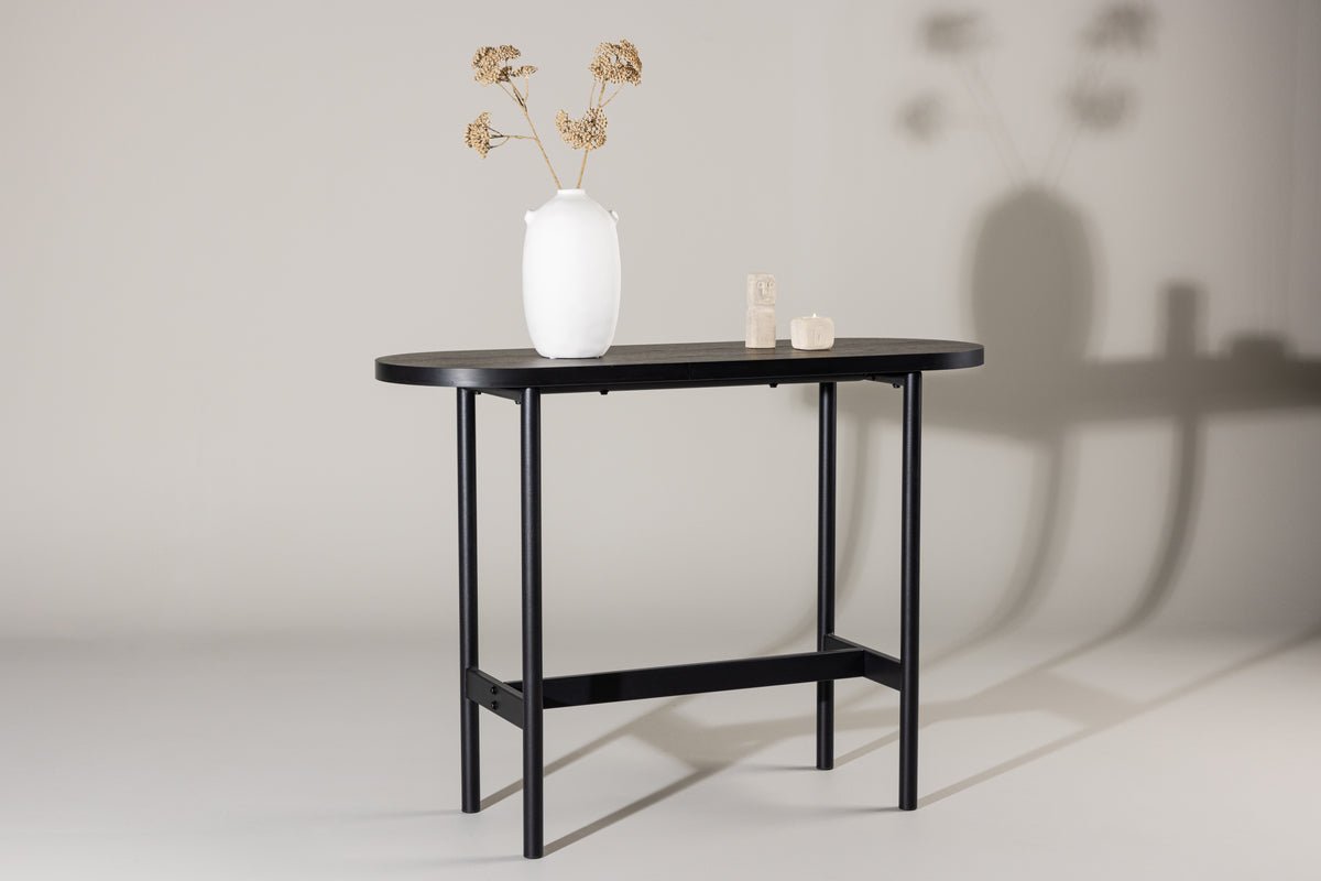 Table d'appoint Velo – avec structure en acier en Noir