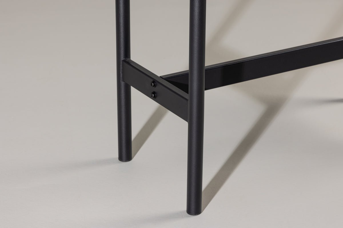 Table d'appoint Velo – avec structure en acier en Noir