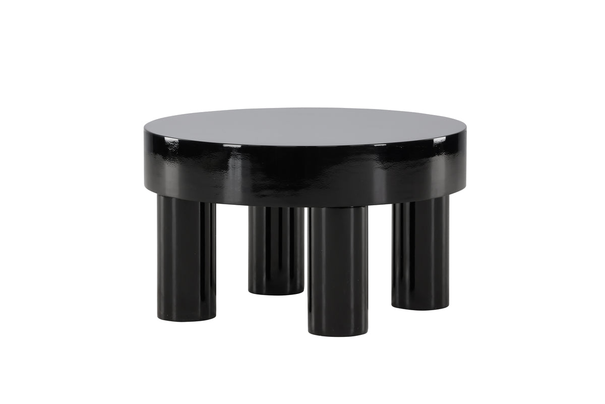 Table basse/table d'appoint Maron - en Noir brillant