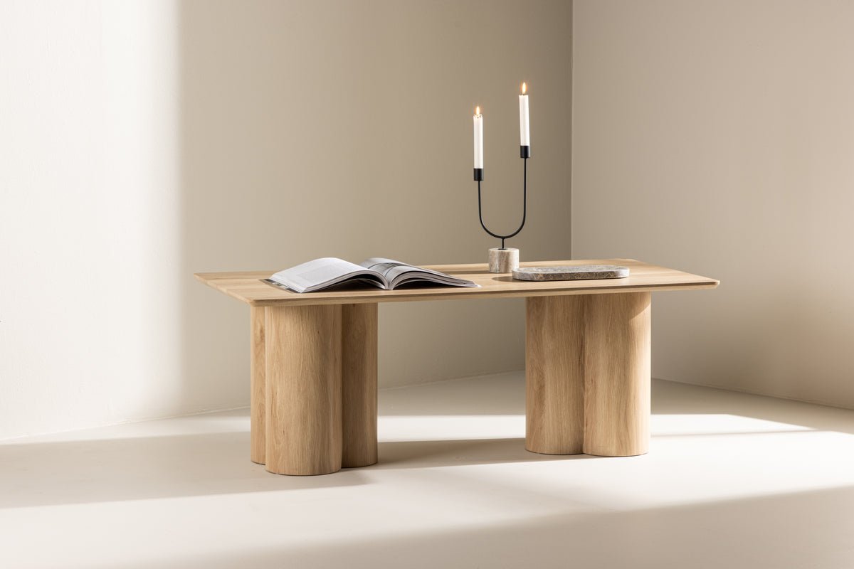 Table basse Aerona - aspect bois