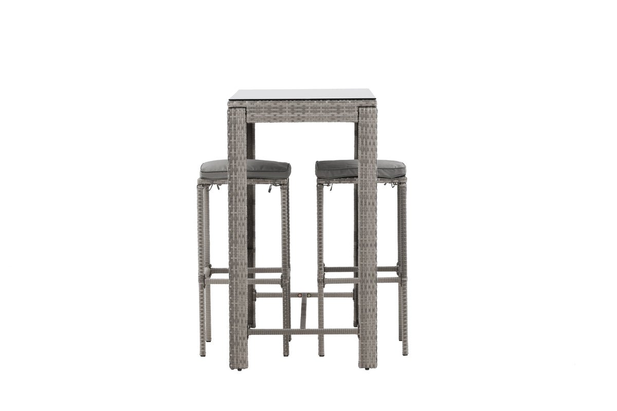 Chaise de jardin Henry - en rotin gris