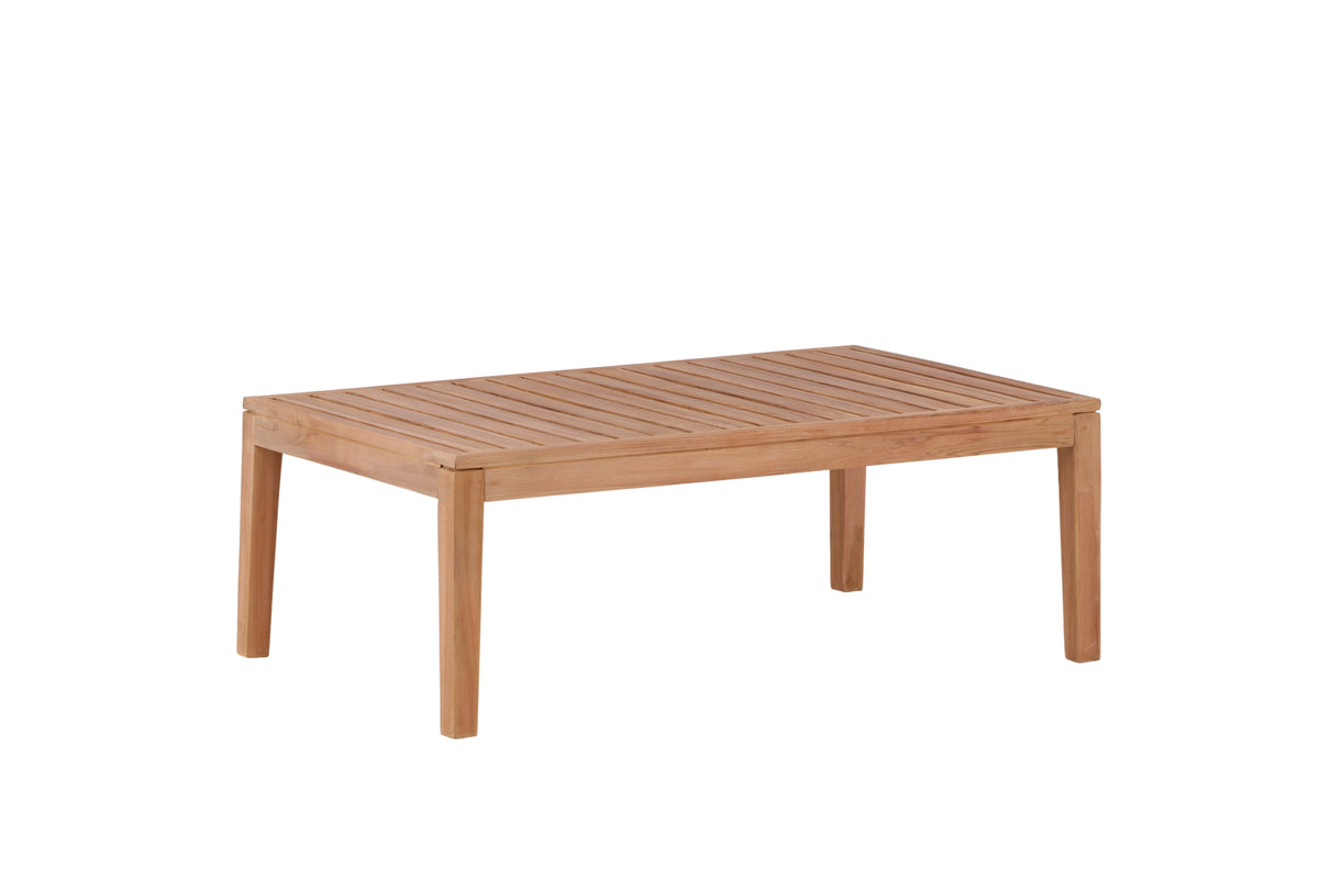 Table basse de jardin Albania - en bois de teck aspect naturel