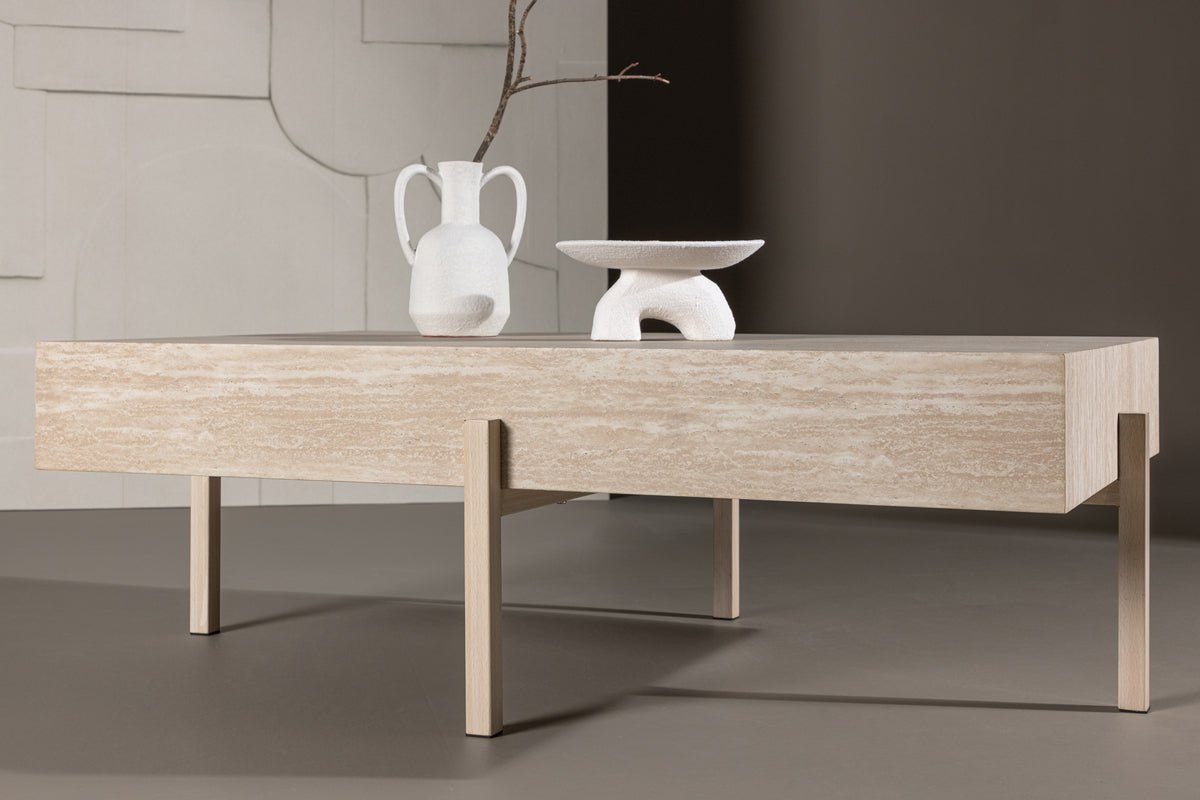 Table basse Wadera - avec pieds décalés