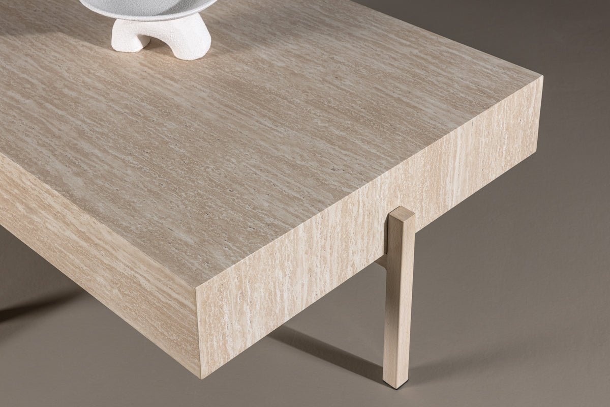 Table basse Wadera - avec pieds décalés