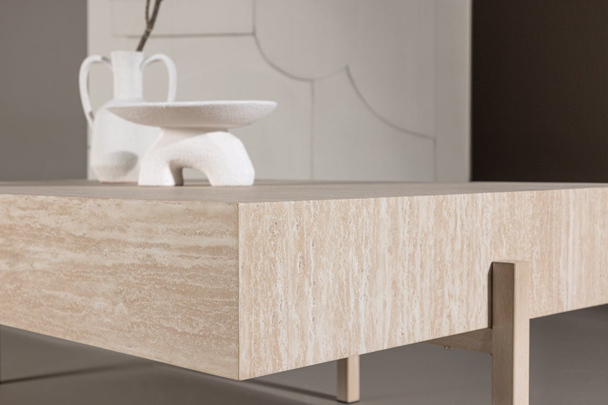 Table basse Wadera - avec pieds décalés