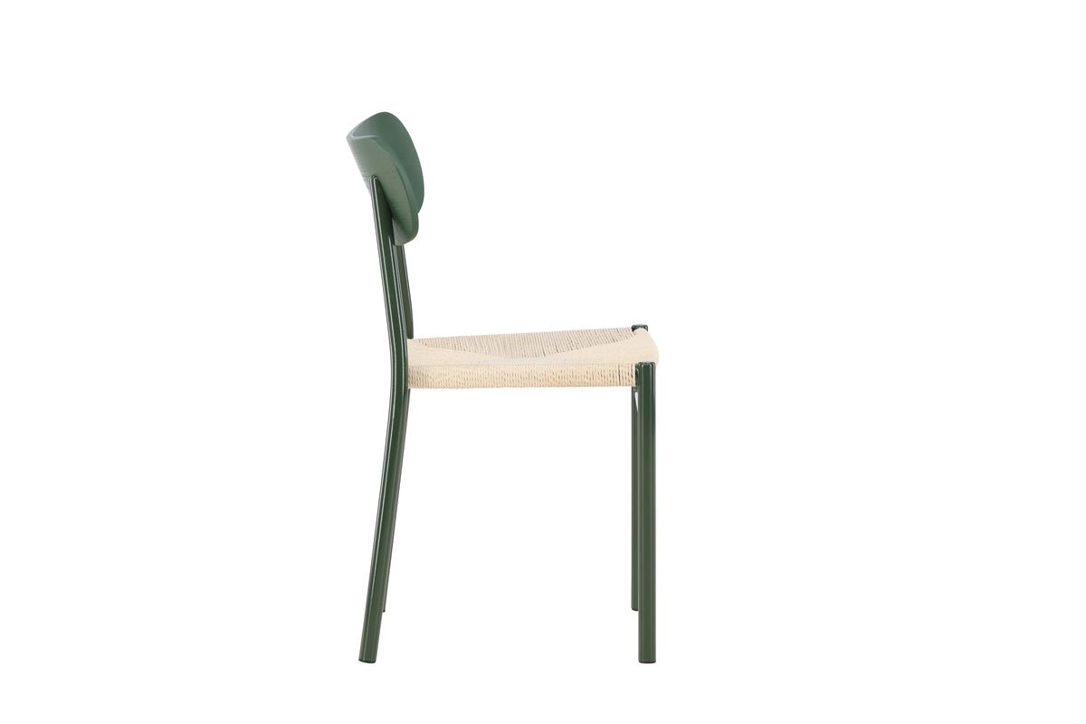 Ensemble de 2 - Chaise Pam en Vert ou Marron au choix