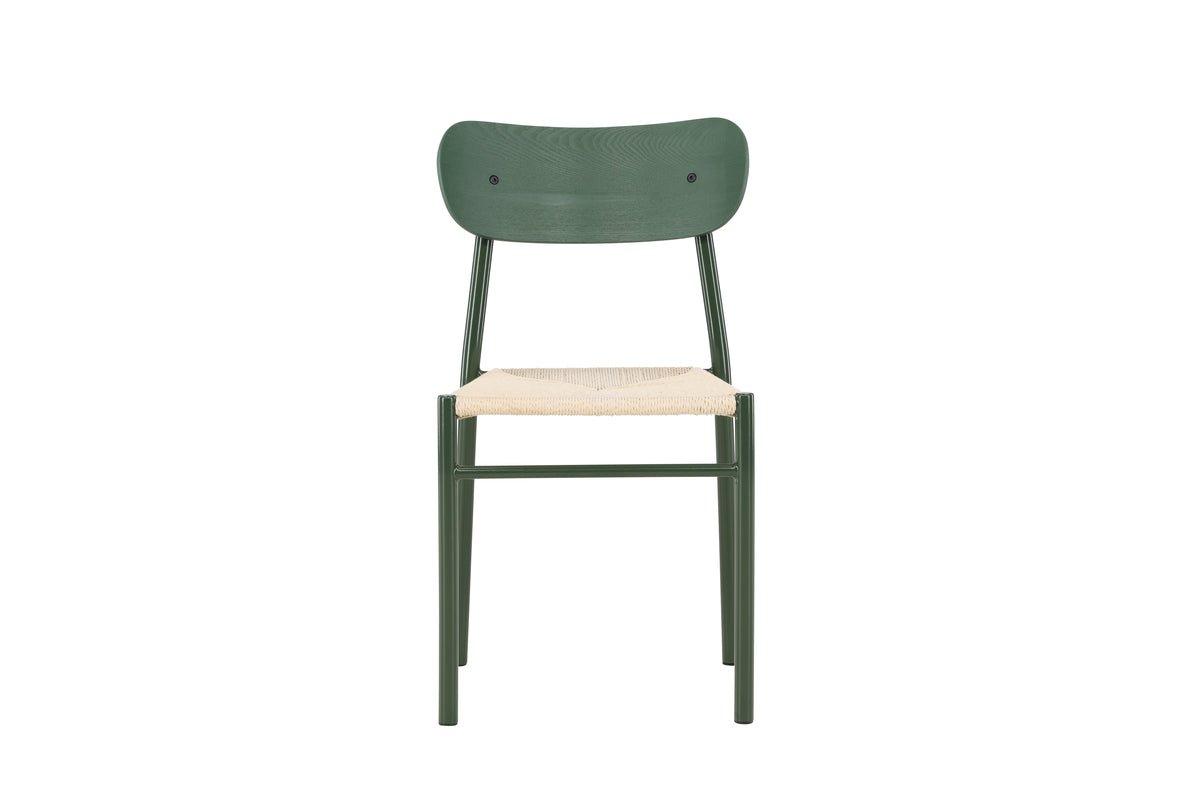Ensemble de 2 - Chaise Pam en Vert ou Marron au choix