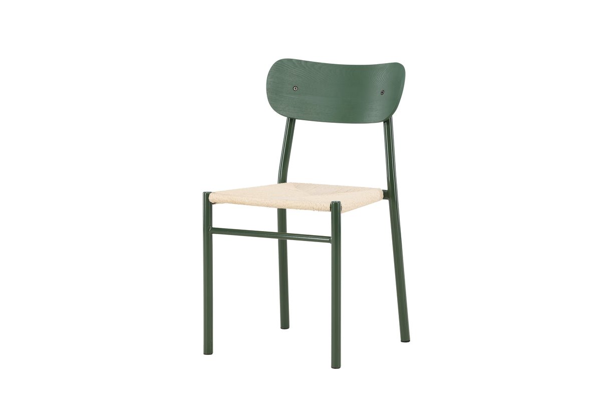Ensemble de 2 - Chaise Pam en Vert ou Marron au choix