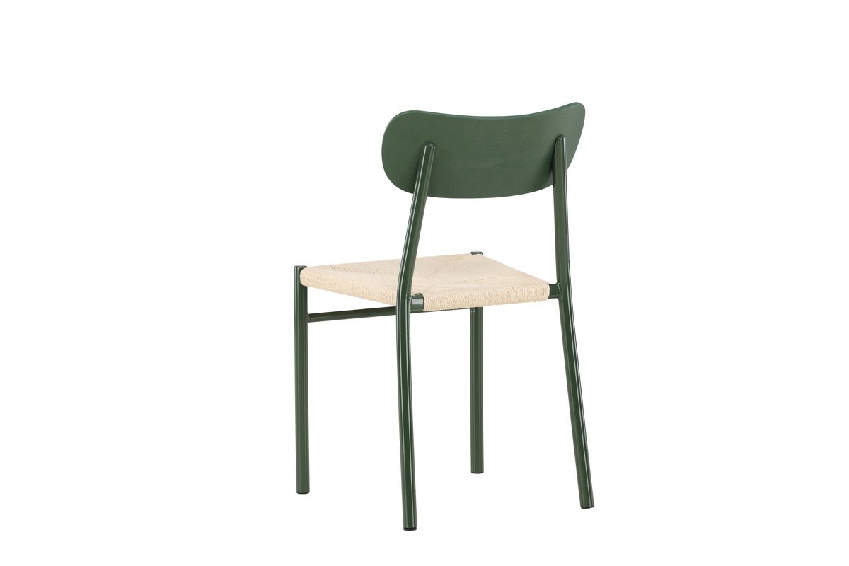 Ensemble de 2 - Chaise Pam en Vert ou Marron au choix