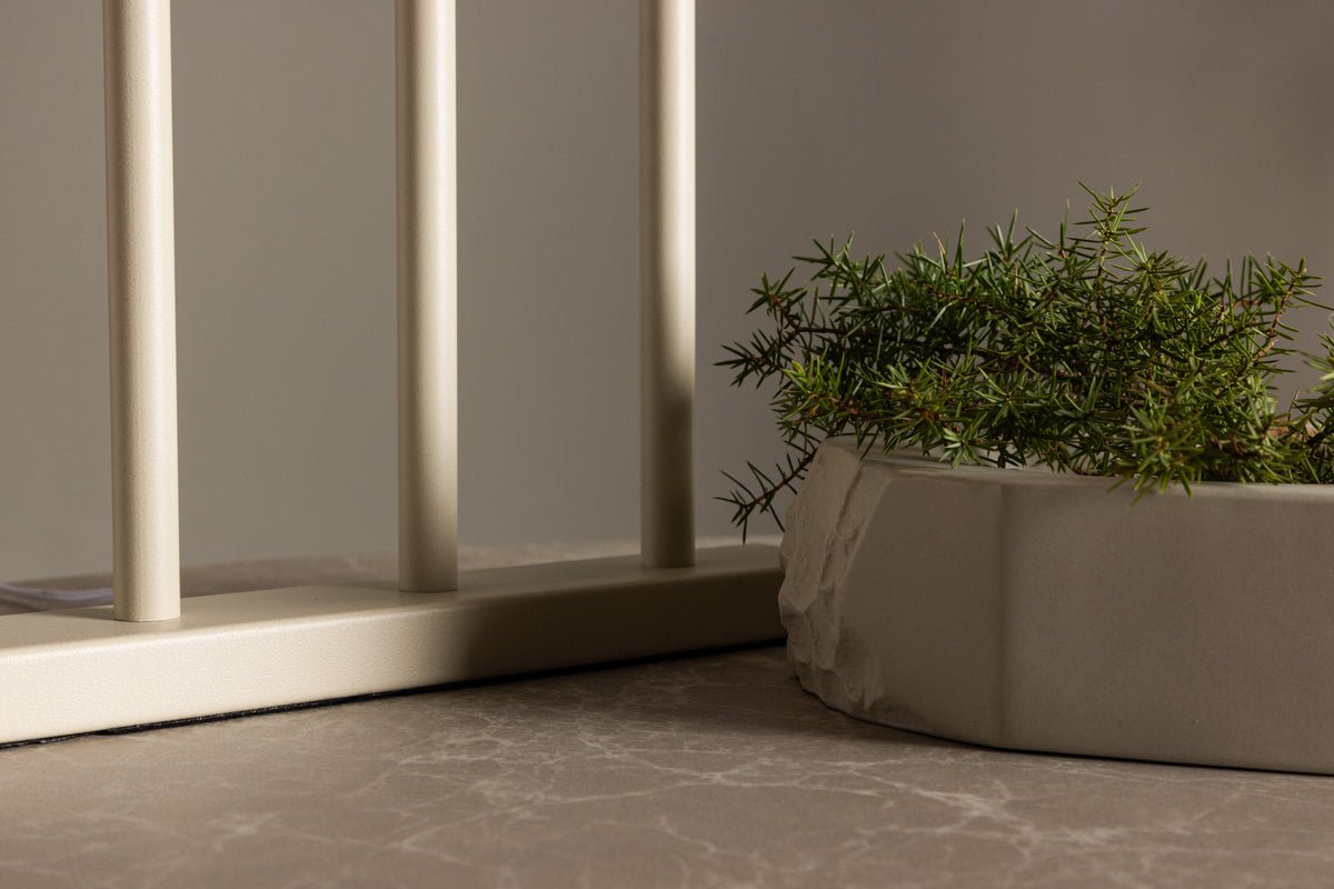 Adventskerzenhalter Lysheim - nobles Beige, 4 Kerzen